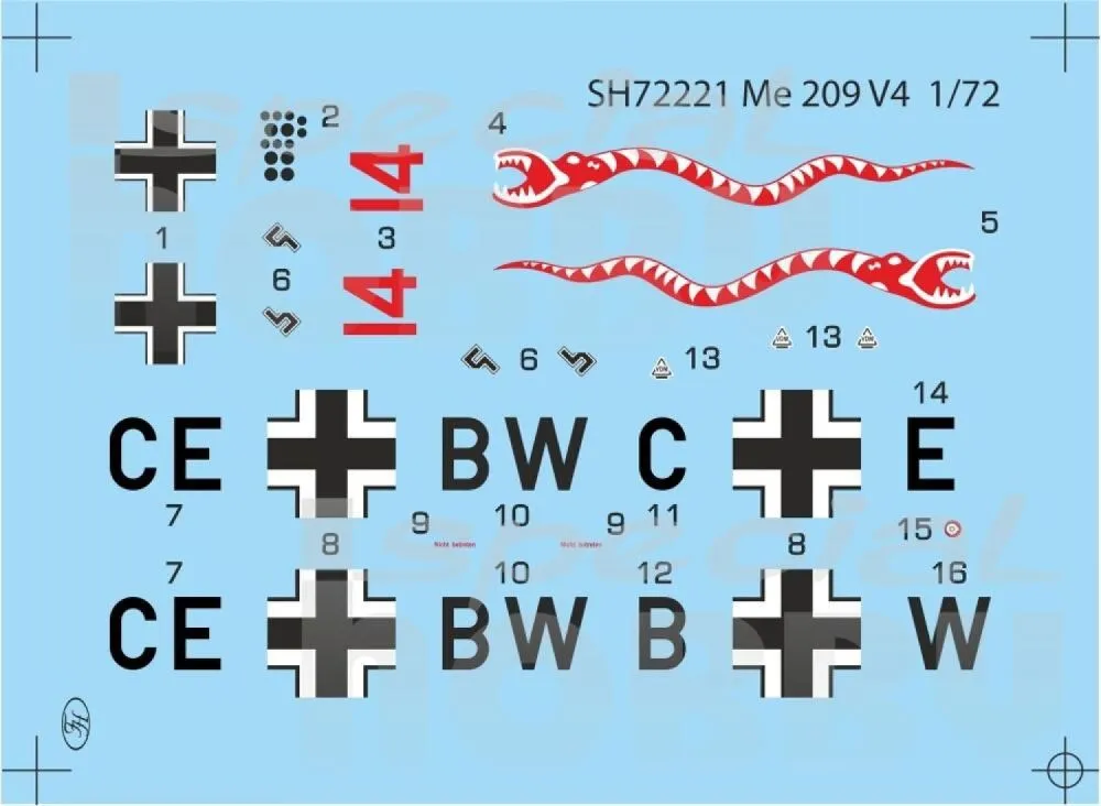 Messerschmitt Me 209V-4 1:72