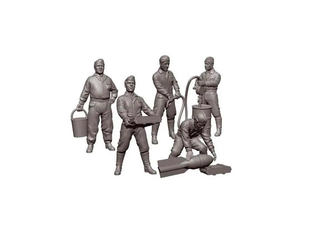 Soviet Air Force Ground Crew WWII 1:72