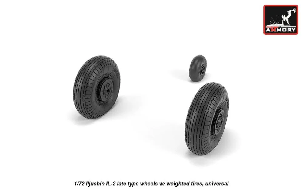 IL-2 Bark late type wheels 1:72