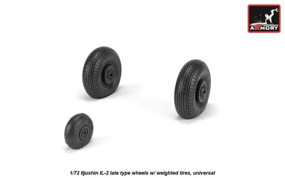 IL-2 Bark late type wheels 1:72