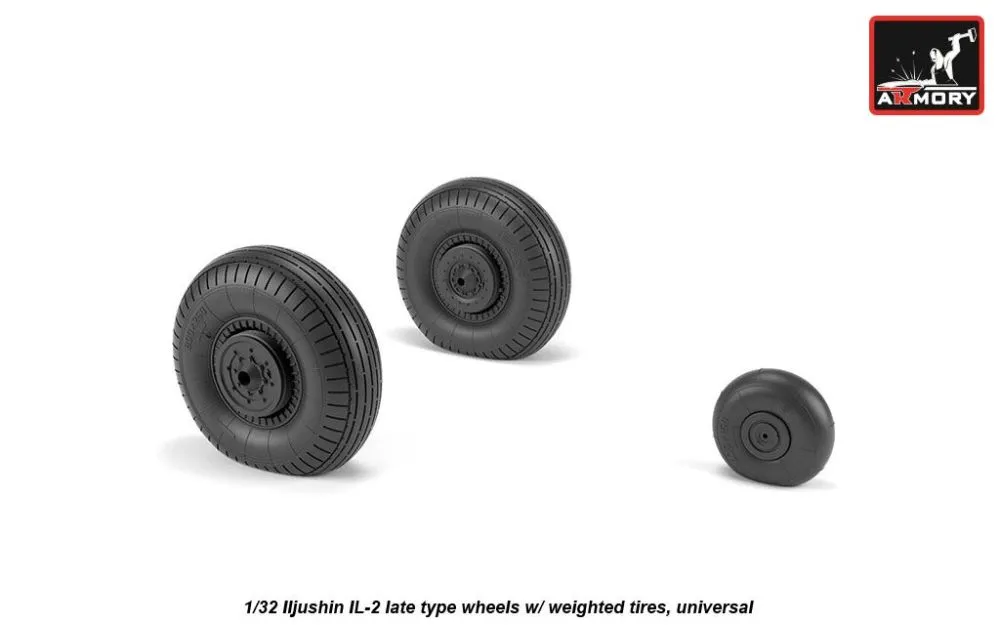 IL-2 Bark late type wheels 1:32