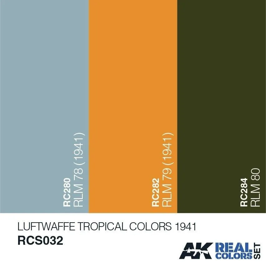 Luftwaffe Tropical Colors 1941