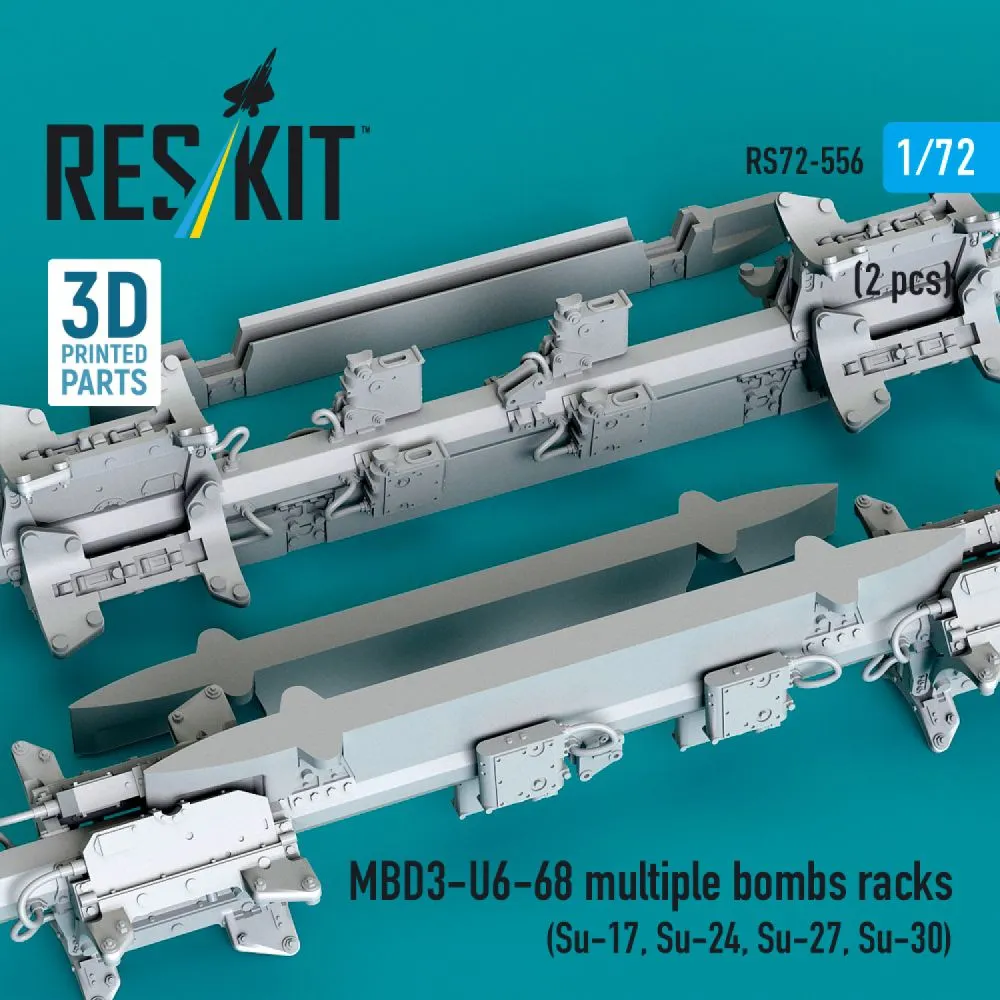 MBD3-U6-68 Multiple Bomb Racks 1:72