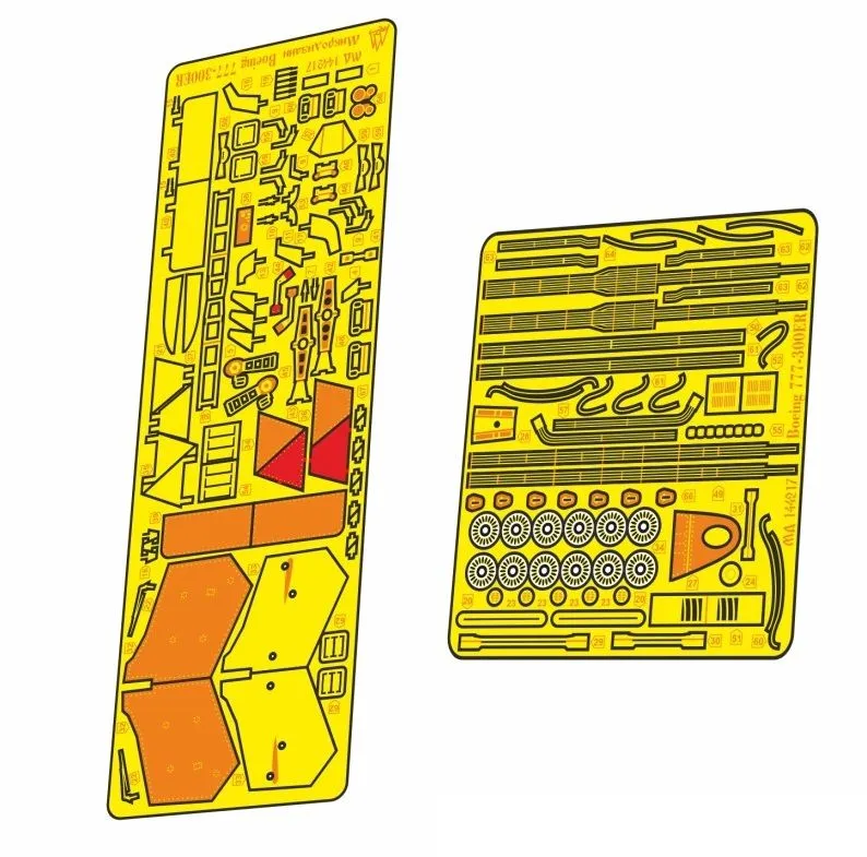 Boeing 777-300ER detail set for Zvezda 1:144