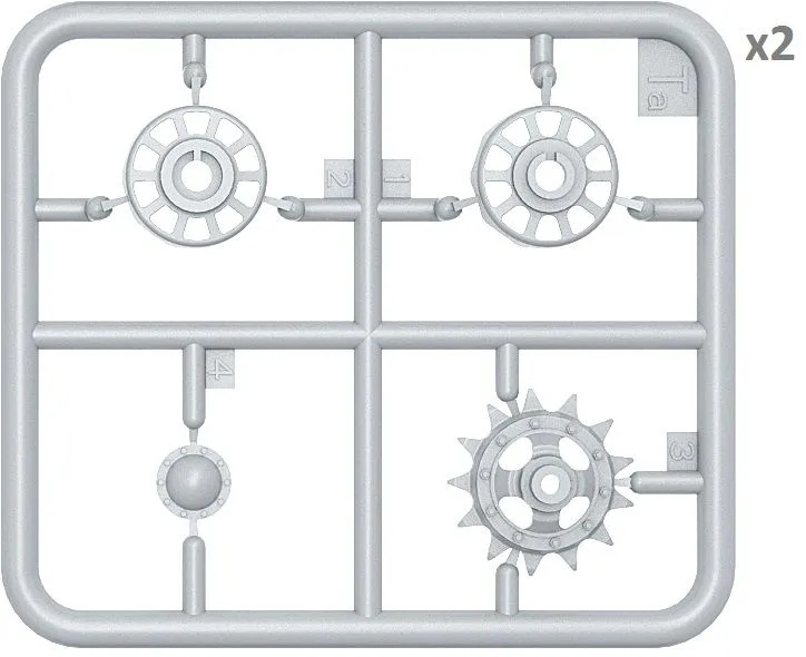 T-54/ T-55 (early) wheels set 1:35