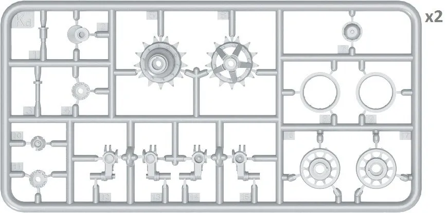 T-54/ T-55 (early) wheels set 1:35