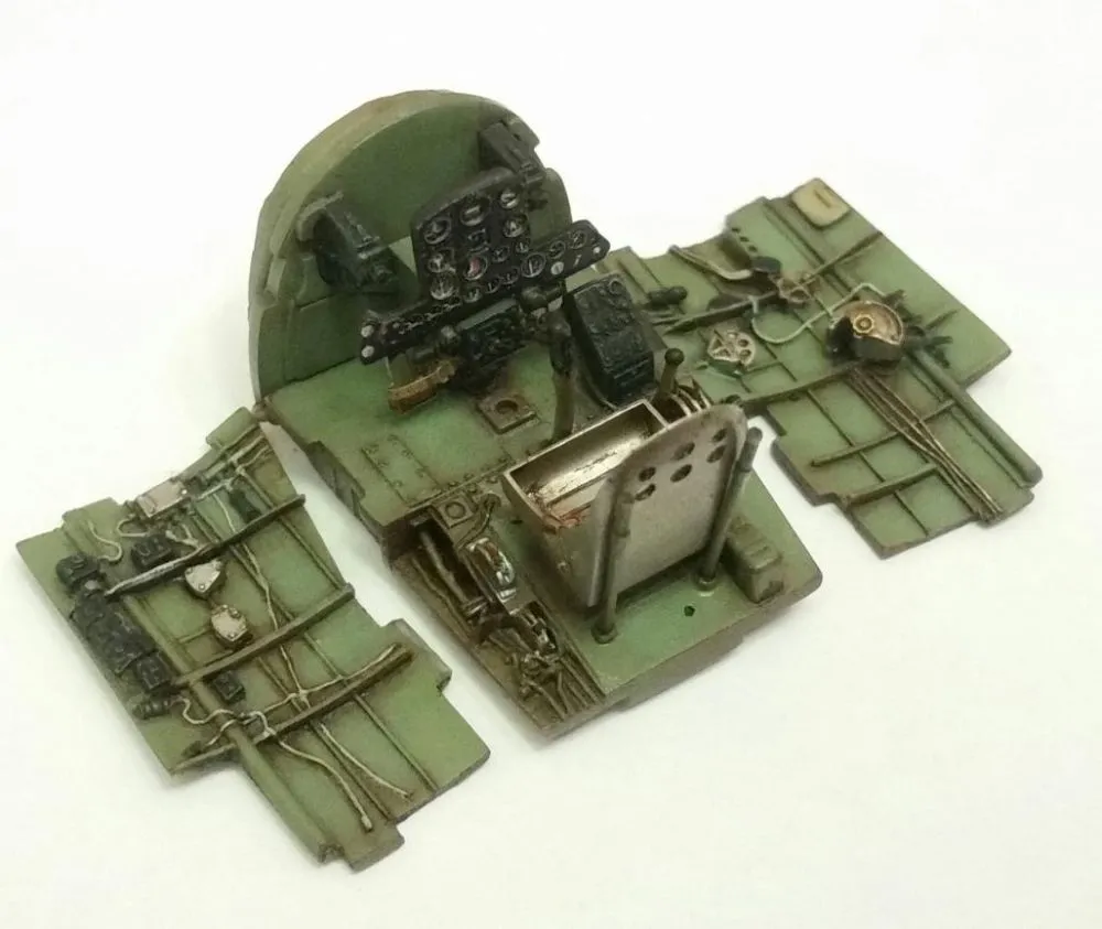 Ki-84 Hayate (Frank) cockpit set for Hasegawa 1:48