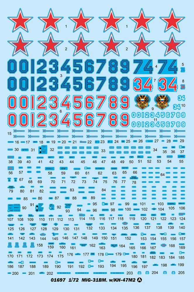 MiG-31BM/K Foxhound w/ KH-47M2 1:72