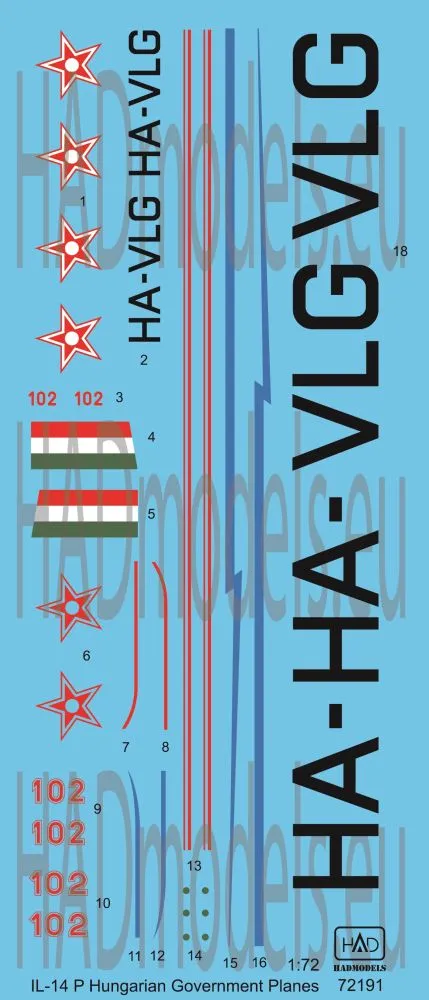 IL-14P Government Plane 1:72