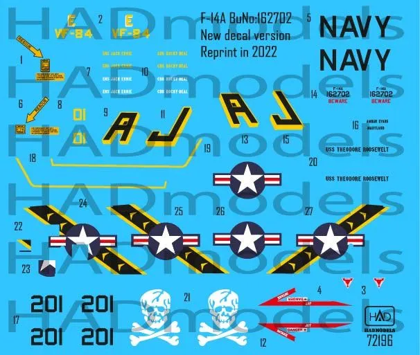 F-14A Tomcat - VF-84 Jolly Rogers 1:72