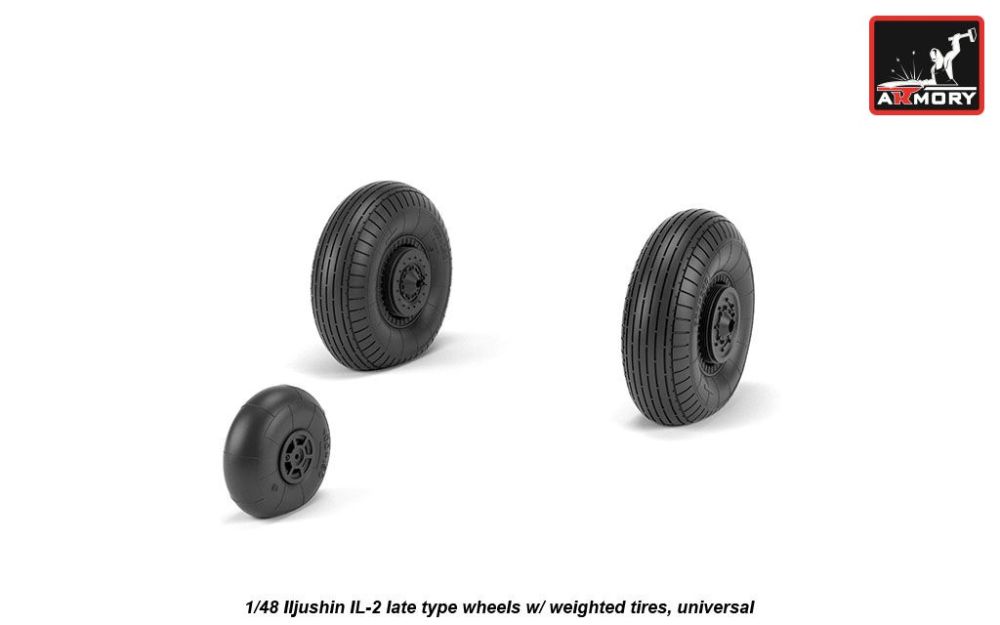 Il-2 Bark late type wheels 1:48