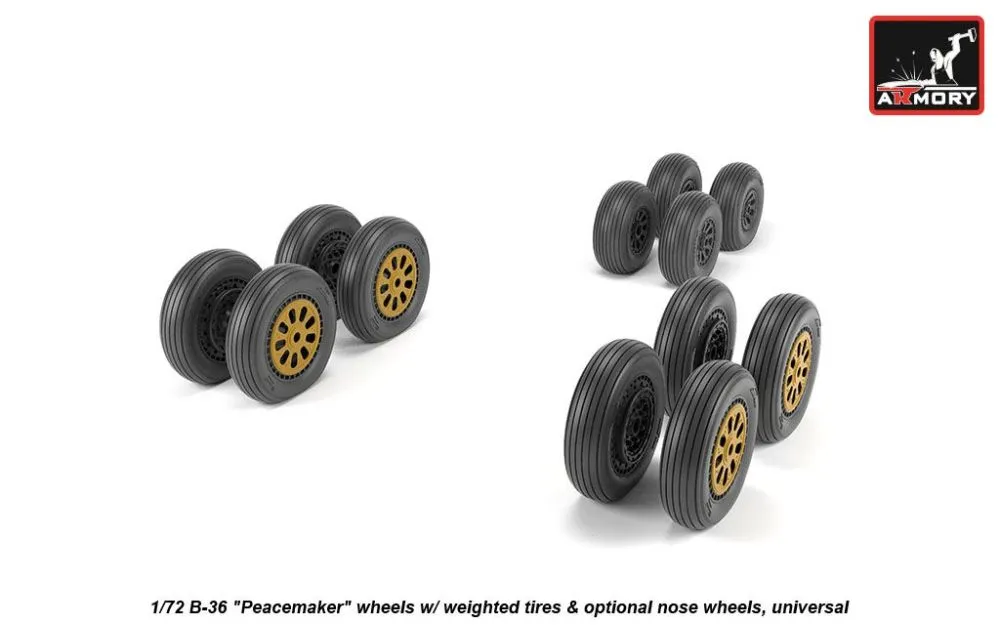 B-36 Peacemaker wheels 1:72