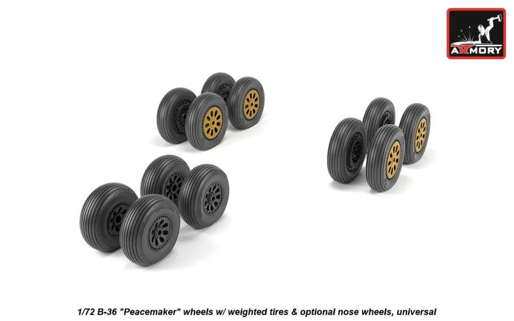 B-36 Peacemaker wheels 1:72