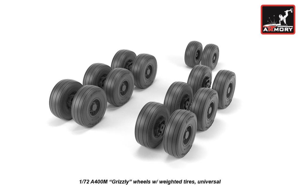 A400M "Grizzly" wheels 1:72