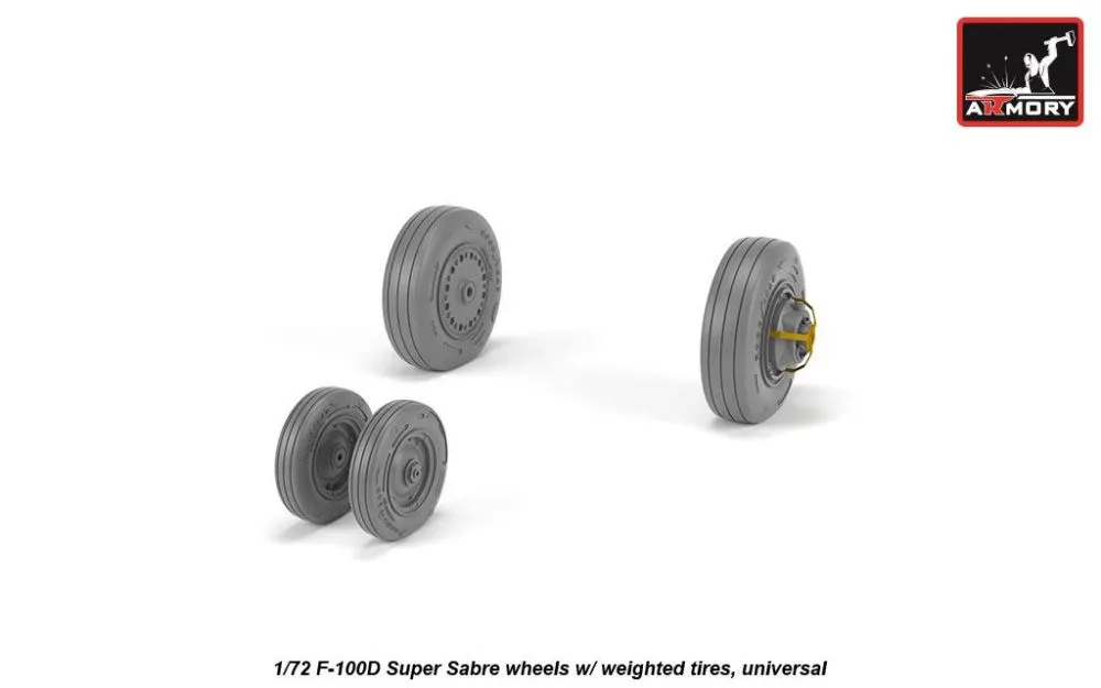 F-100D Super Sabre wheels 1:72