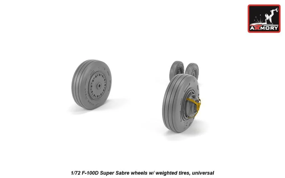 F-100D Super Sabre wheels 1:72