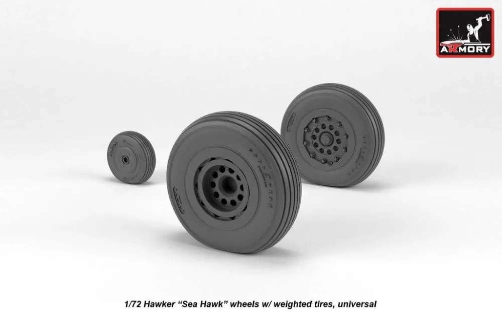 Hawker "Sea Hawk" wheels 1:72