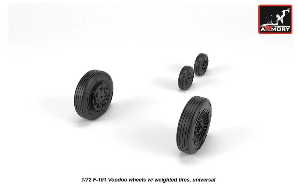 F-101 Voodoo wheels 1:72