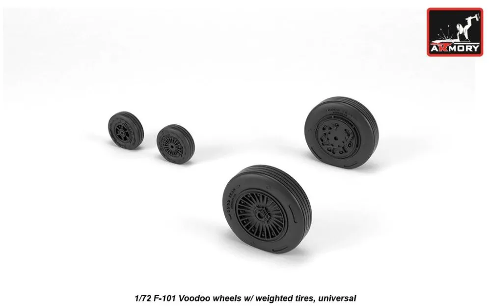 F-101 Voodoo wheels 1:72