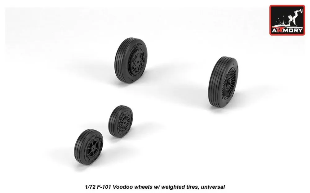 F-101 Voodoo wheels 1:72