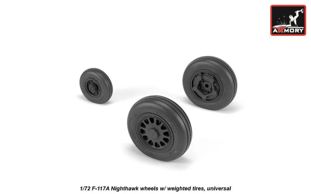 F-117A wheels 1:72
