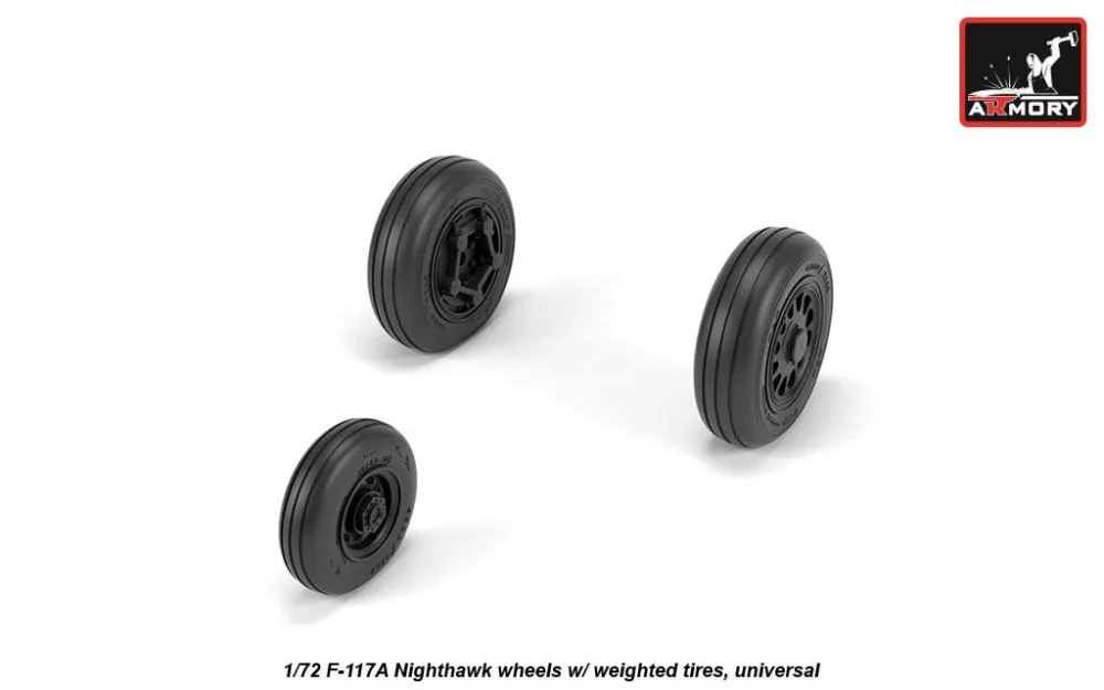 F-117A wheels 1:72