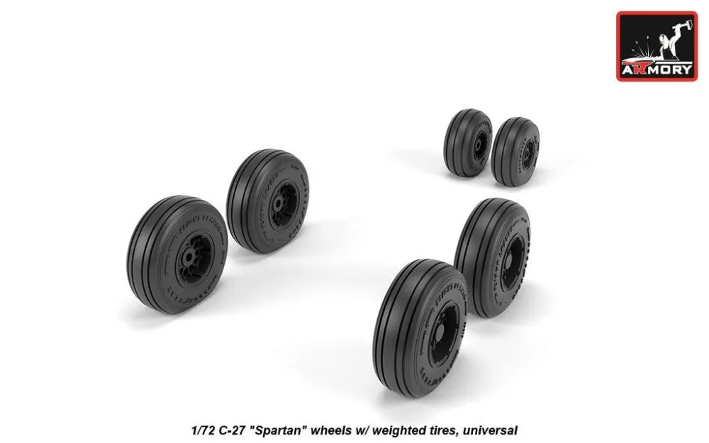 C-27 "Spartan" wheels 1:72