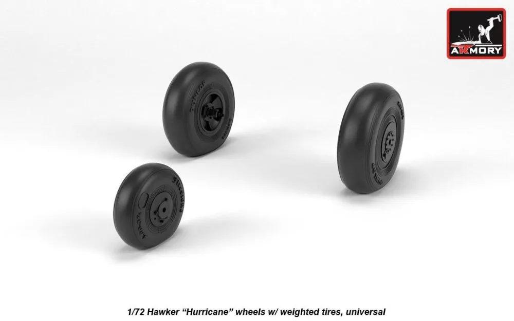 Hawker "Hurricane" wheels 1:72