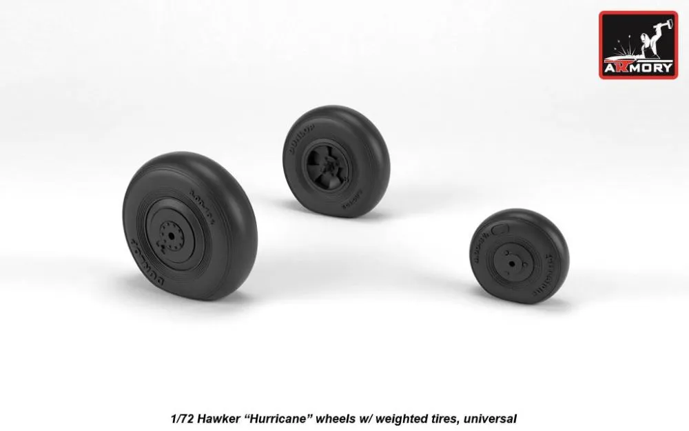 Hawker "Hurricane" wheels 1:72