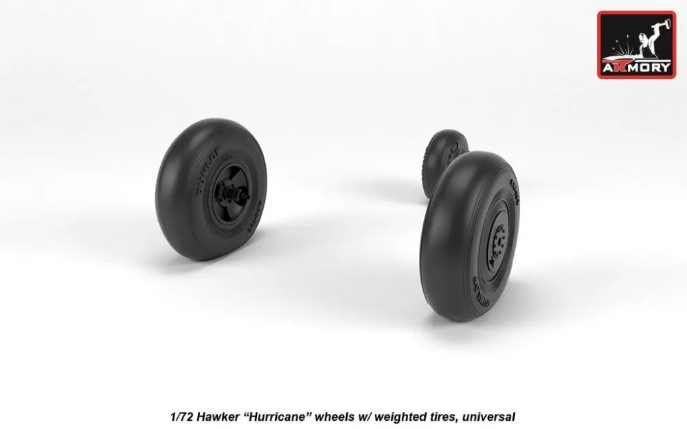 Hawker "Hurricane" wheels 1:72