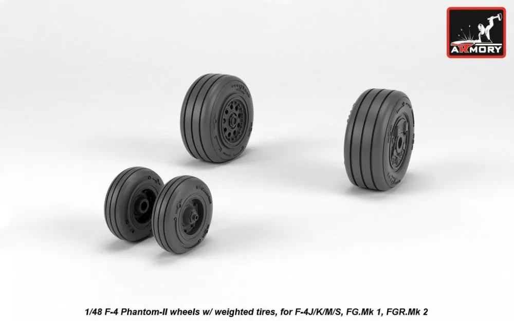 F-4 Phantom-II wheels, late 1:48