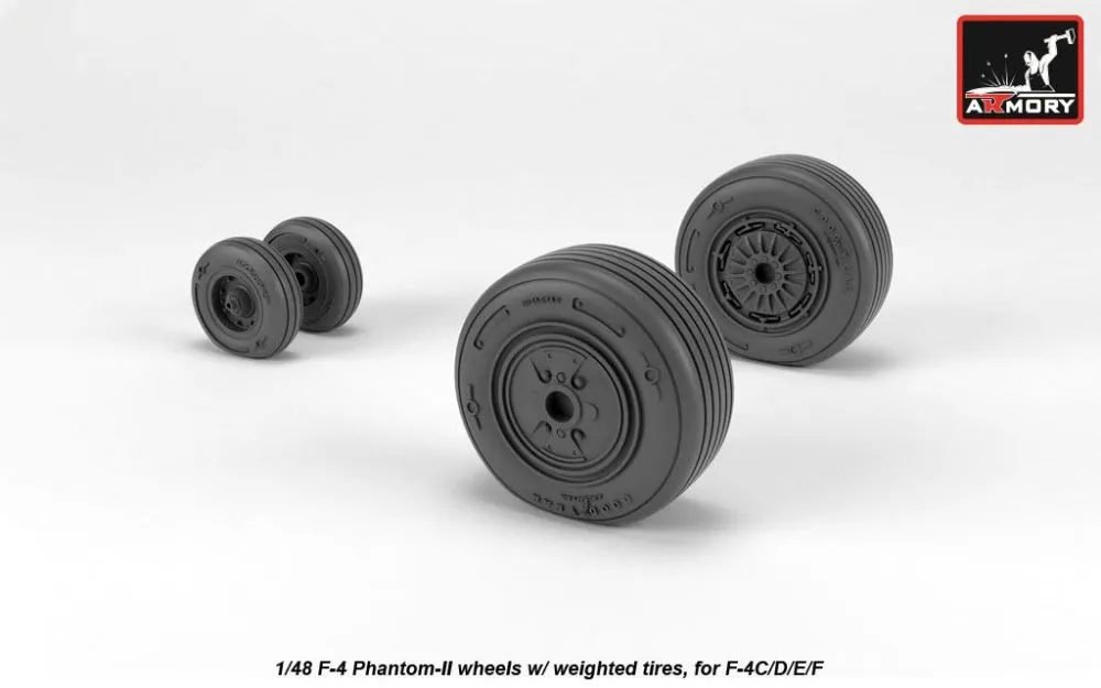 F-4 Phantom-II wheels, mid 1:48