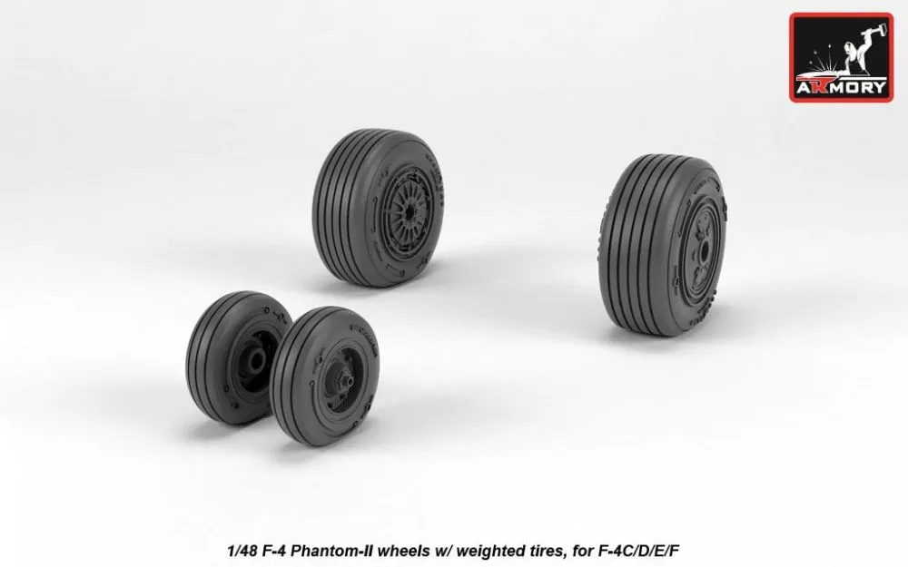 F-4 Phantom-II wheels, mid 1:48