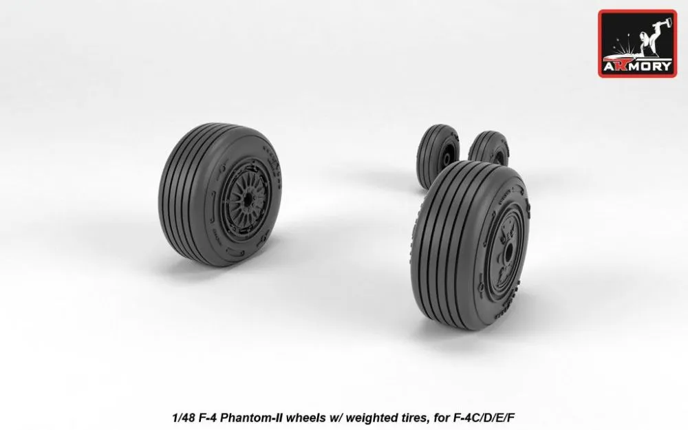 F-4 Phantom-II wheels, mid 1:48