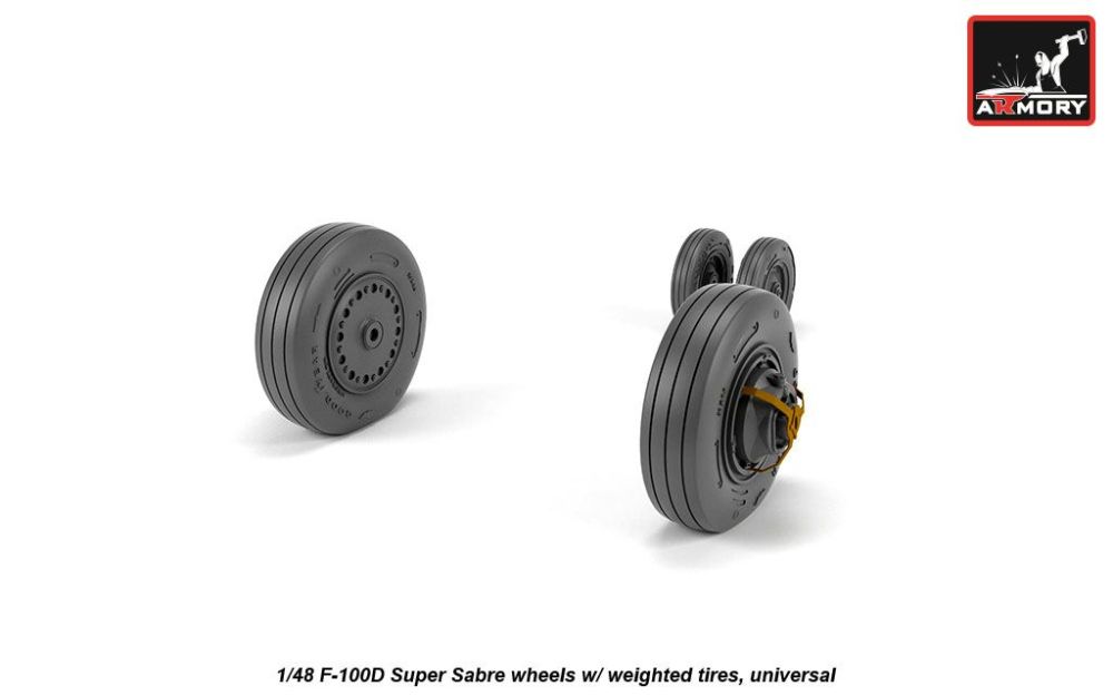 F-100D Super Sabre wheels 1:48