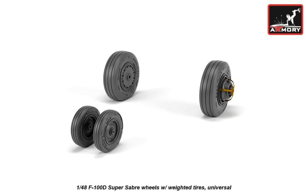 F-100D Super Sabre wheels 1:48