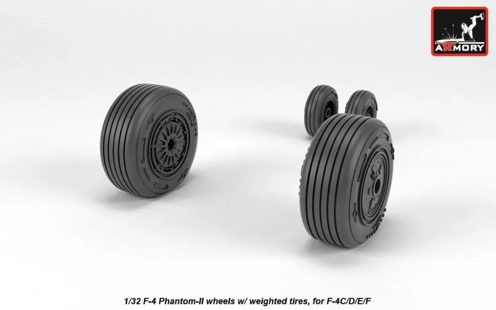 F-4 Phantom-II wheels, mid 1:32