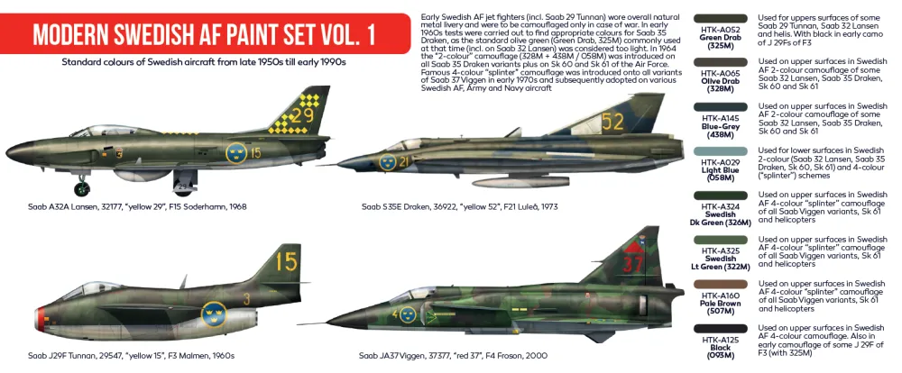 Swedish Modern AF - Paint Set Vol.1