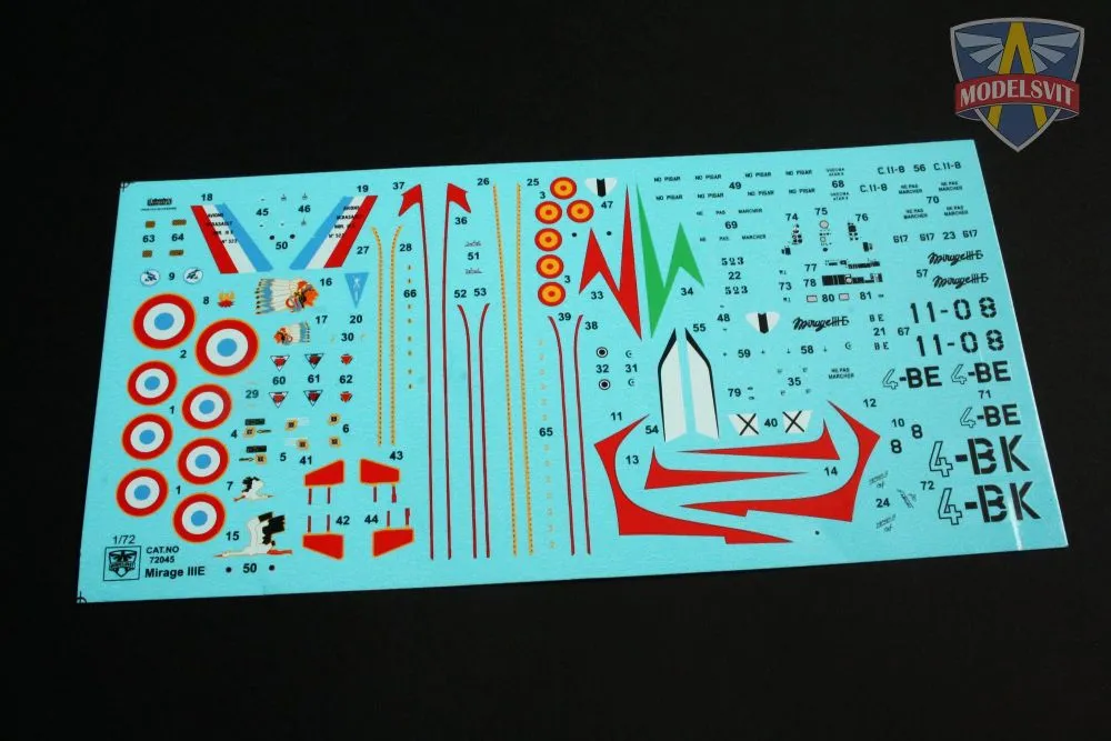 Mirage IIIE 1:72