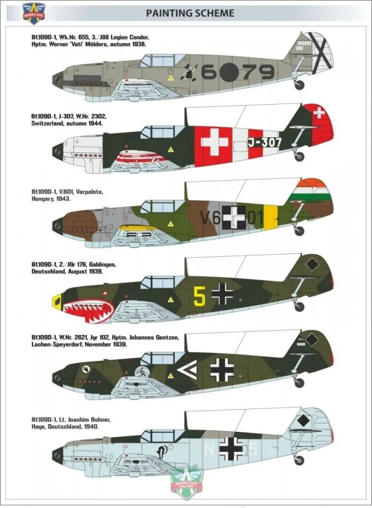 Messerschmitt Bf 109D-1 1:48