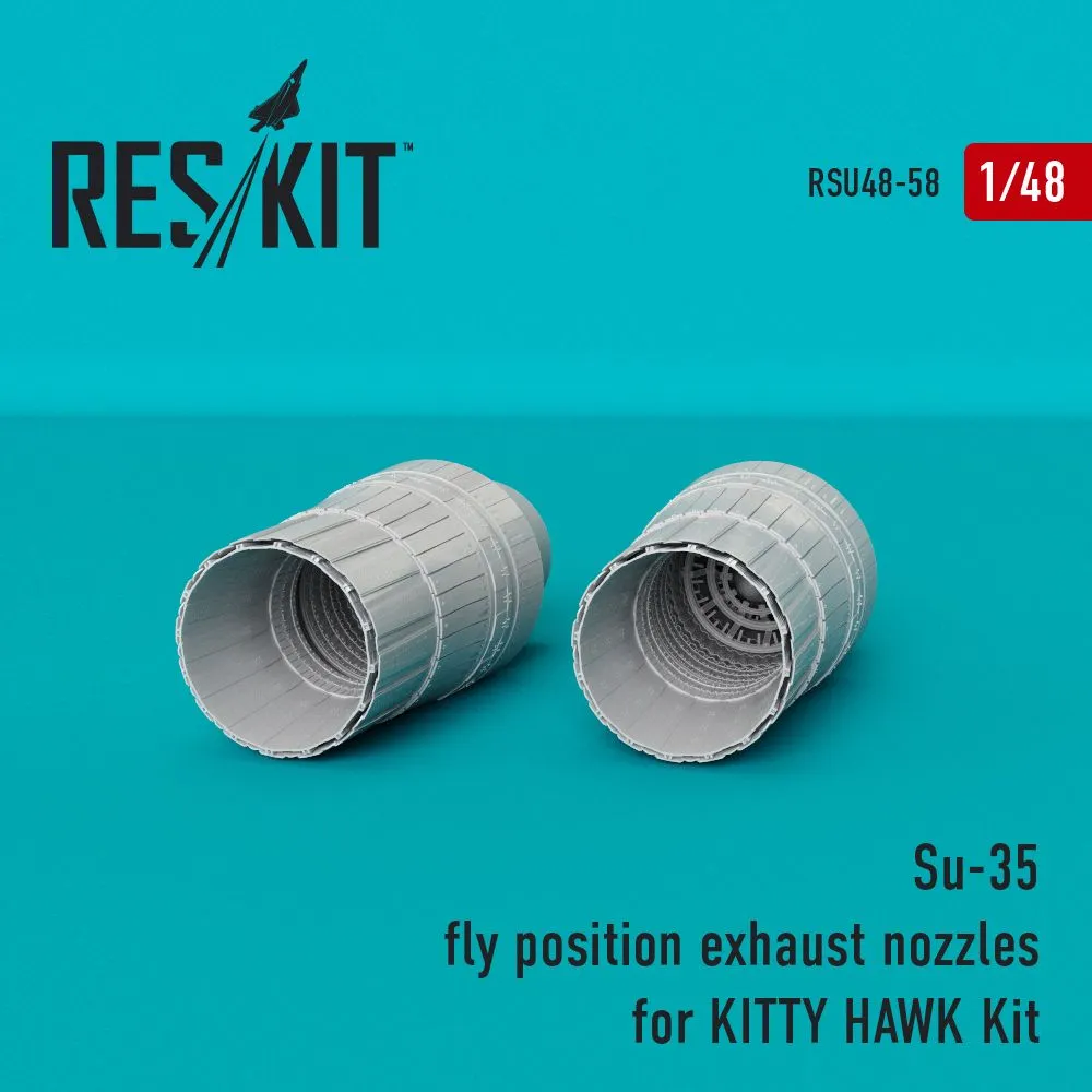 Su-35 exhaust nozzles (fly) for K.H. 1:48
