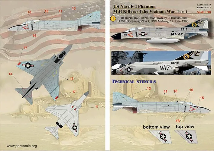 F-4 Phantom II in Viet Nam War Part.1 1:48
