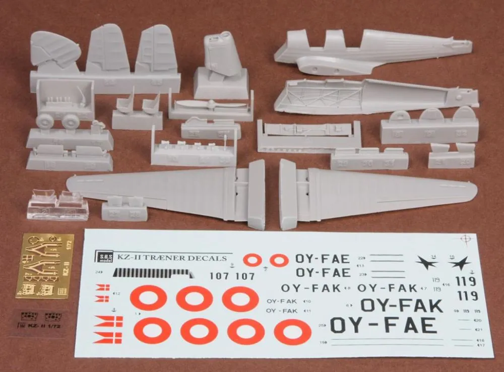 Danish SAI KZ-II Traener 1:72