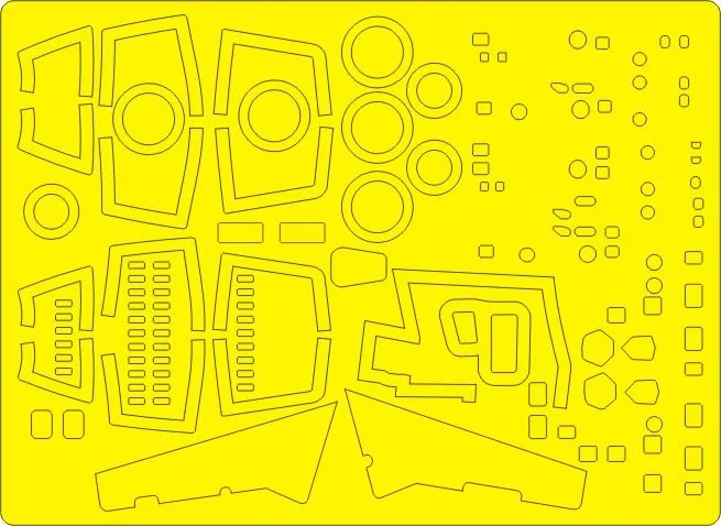 Su-27UB EXPERT mask for Zvezda 1:72