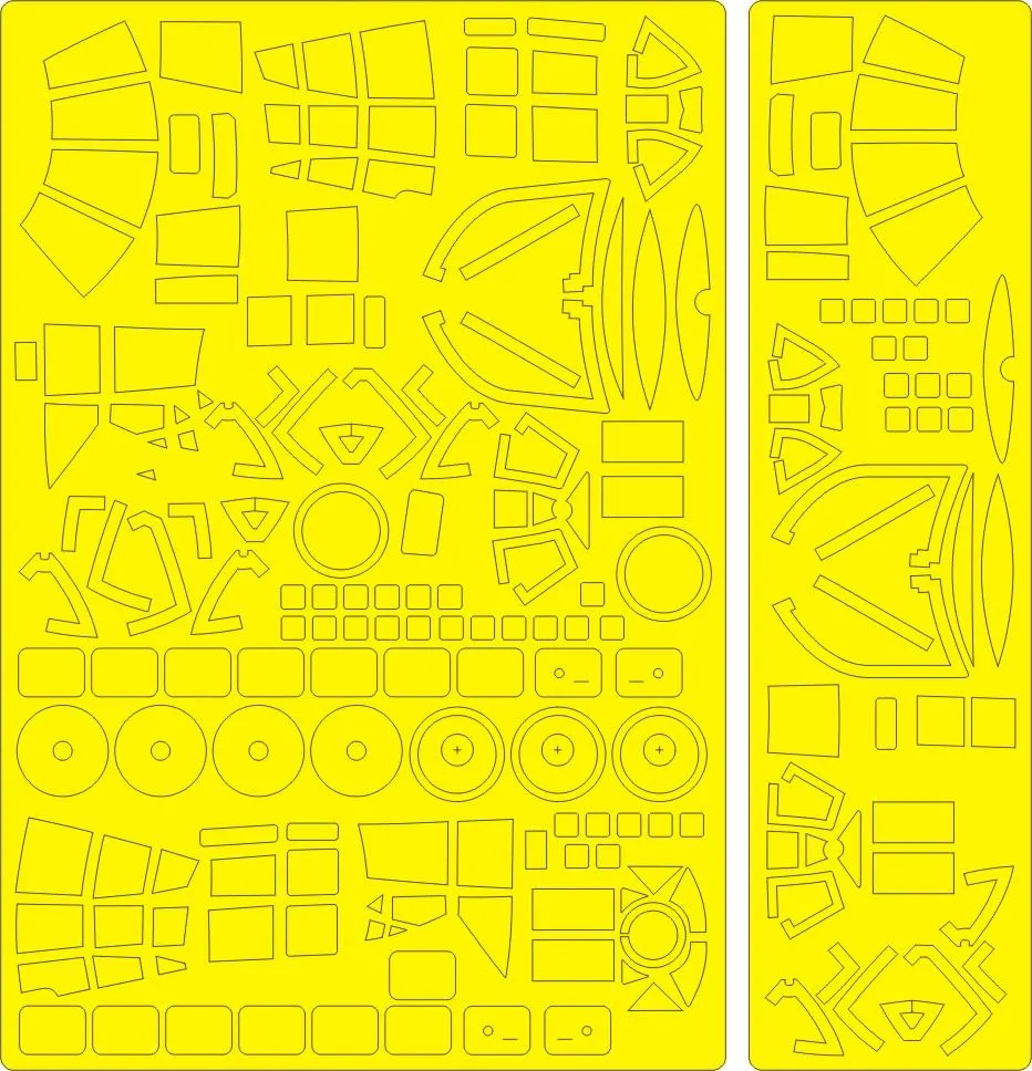 He 111H-6 EXPERT mask for ICM/ Revell 1:48