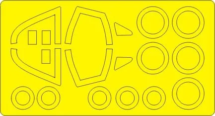 Su-57 BASIC mask for Zvezda 1:72