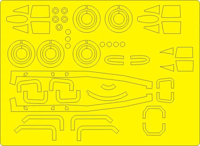 MiG-25RBT ADVANCED mask for Revell 1:72
