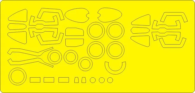 Su-17M3 EXPERT mask for ModelSvit 1:72