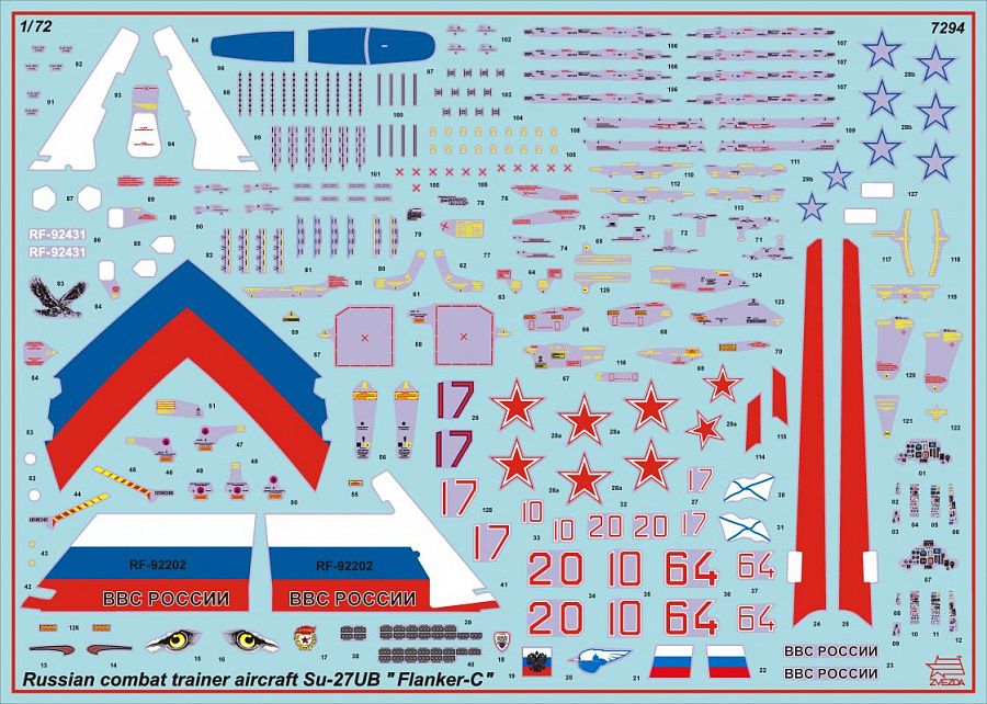 Su-27UB Flanker C 1:72