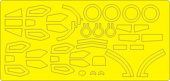 E.E. Lightning F.2A, F.6 ADVANCED mask for Airfix 1:72